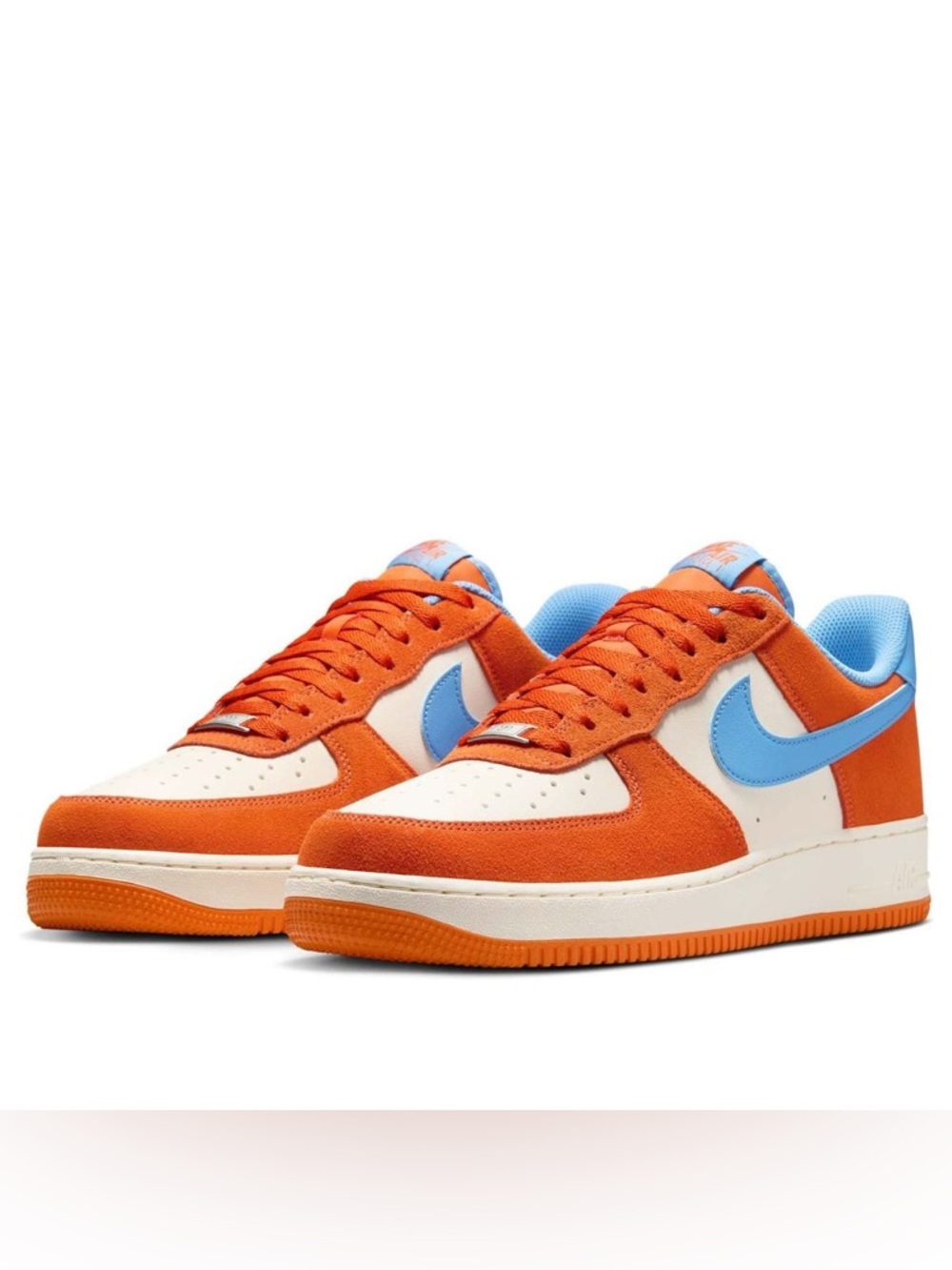 Nike Air force 1 07 lv8 safety orange university blue